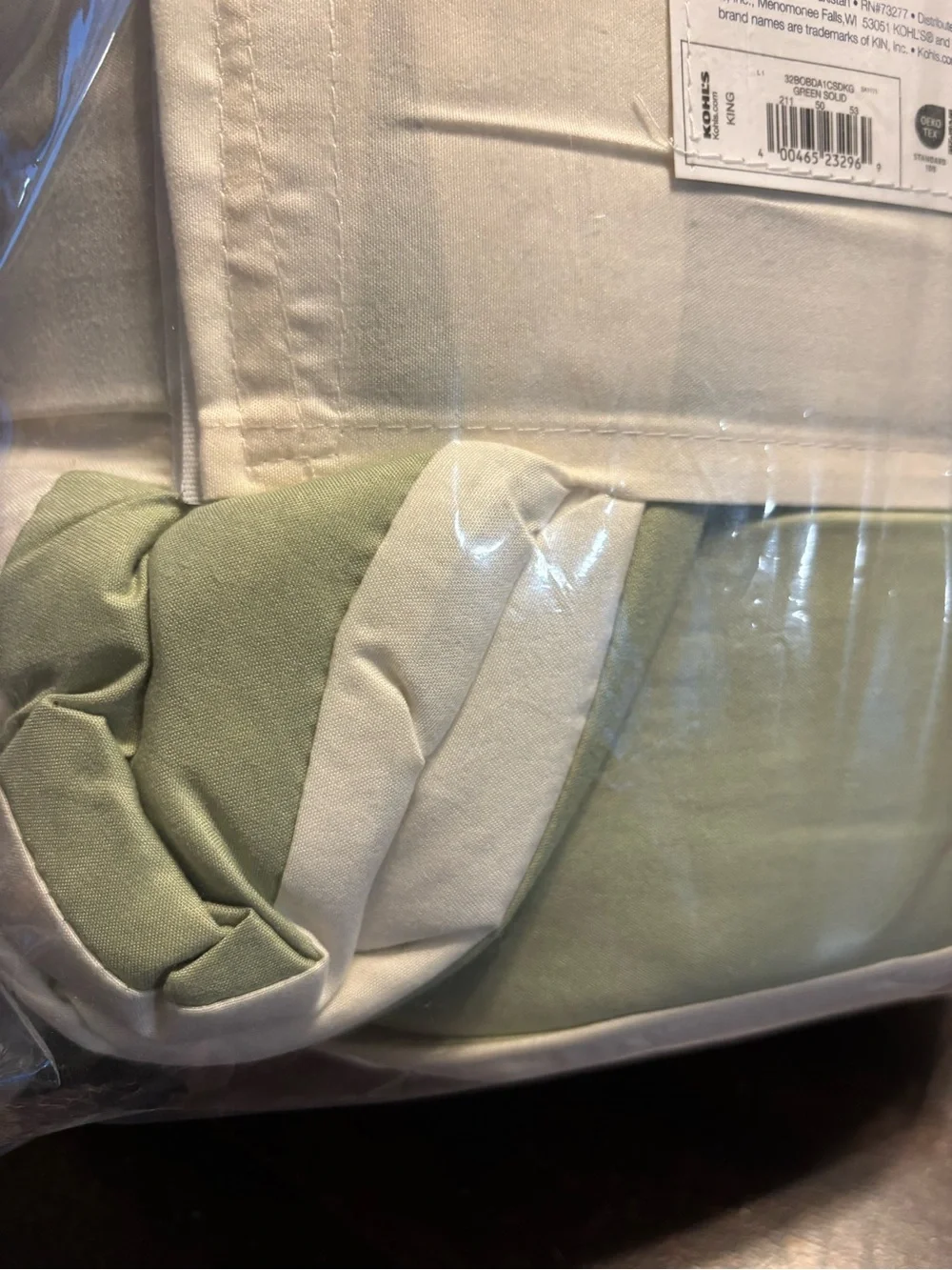 The Big One Light Sage Green Reversible Down Alternative Comforter